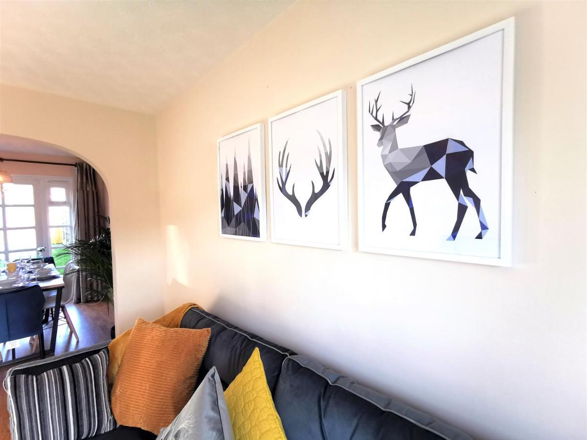 Emerald House - Spacious 3 Bed House With Ensuite Parking Gardens And Netflix Leamington Spa Ngoại thất bức ảnh
